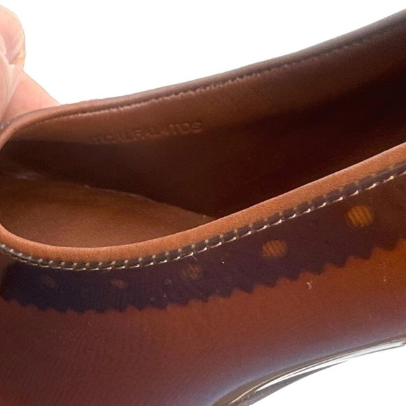 BURBERRY Evan Leather Pumps Heels Brown - Picture 8 of 9